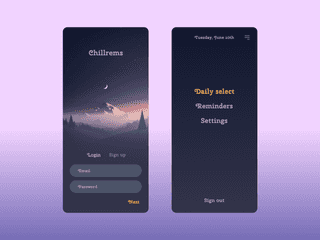 A relaxation and meditation app designed for stress relief.